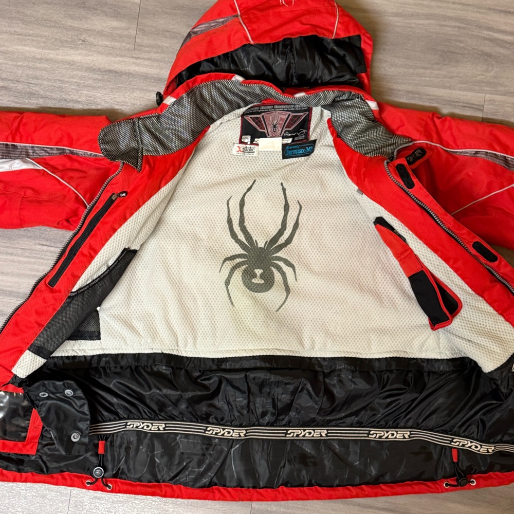 Spyder Limited Ed. 2006.0625 Signature Series Red Ski Jacket SZ M Vintage - Picture 6 of 16